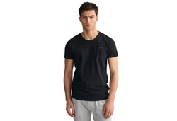 Gant T-Shirt C-NECK 2-PACK Schwarz/Dunkelblau/Grau