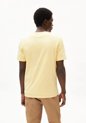 Armedangels T-Shirt JAAMES Gelb/Beige
