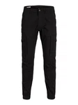Jack & Jones Cargohose Hose Cargo Jogger Pants PAUL FLAKE AKM 542 (3468) Schwarz