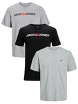 Jack & Jones T-Shirt INFINITY Multipack Schwarz/Hellblau