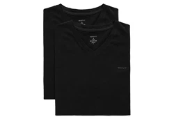 Gant T-Shirt V-NECK 2-PACK Schwarz