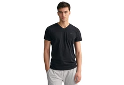 Gant T-Shirt V-NECK 2-PACK Schwarz