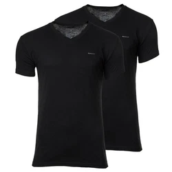 Gant T-Shirt V-NECK 2-PACK Schwarz