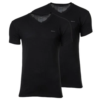 Gant T-Shirt V-NECK 2-PACK Schwarz Gant T-Shirt V-NECK 2-PACK Schwarz