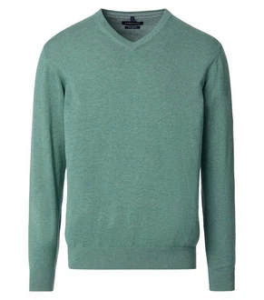 CASAMODA Strickpullover V-Neck NOS Grün/Türkis/Hellblau