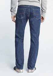 Oklahoma Jeans Straight-Jeans Dunkelblau/Blau/Hellblau