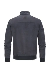 Milestone Lederjacke MSToledo Dunkelblau/Dunkelgrau/Grau