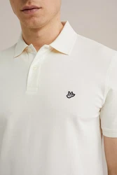 WE Fashion Poloshirt Khaki/Creme/Beige/Weiß/Rot