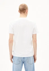 Armedangels Print-Shirt JAAMES COLORED Weiß/Creme