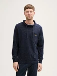TOM TAILOR Langarmshirt mit Brusttasche Hellblau/Dunkelblau/Lila