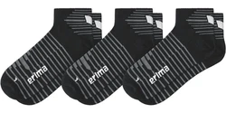 Erima Socken Kurzsocken Schwarz/Lila/Grau