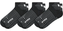 Erima Socken Kurzsocken Schwarz/Lila/Grau
