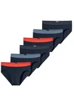 Schiesser Slip 6er Pack 95/5 Rio Slip Ohne Eingriff Dunkelblau