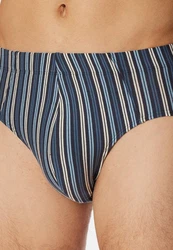 Schiesser Slip 6er Pack 95/5 Essentials Organic Cotton Dunkelblau/Blau/Hellblau