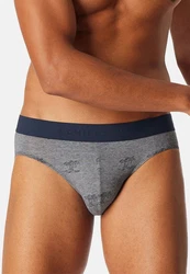 Schiesser Slip 6er Pack 95/5 Rio Slip Ohne Eingriff Dunkelblau/Blau
