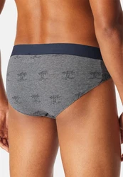 Schiesser Slip 6er Pack 95/5 Rio Slip Ohne Eingriff Dunkelblau/Blau