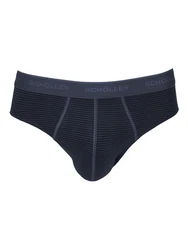Schller Slip 3er Pack Herren Dunkelblau/Blau