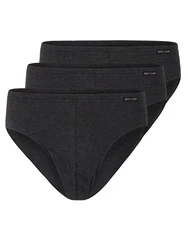 Schller Slip Elastic-Single (3er Pack) Dunkelgrau/Grau/Schwarz/Khaki