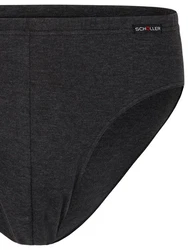Schller Slip Elastic-Single (3er Pack) Dunkelgrau/Grau/Schwarz/Khaki