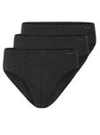 Schller Slip Elastic-Single (3er Pack) Dunkelgrau/Grau/Schwarz/Khaki
