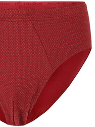 Schller Slip mit Eingriff 3er Pack Herren Dunkelrot/Rot