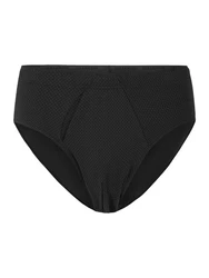 Schller Slip mit Eingriff 3er Pack Herren Schwarz