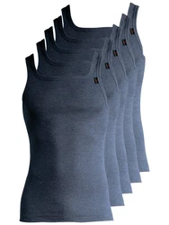 Schller Achselhemd Funktionswäsche Dunkelblau/Blau/Grau