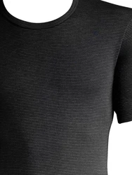Schller Unterziehshirt 3er Pack Herren T-Shirt Unterhemd Funktionswäsche Schwarz/Dunkelgrau/Grau