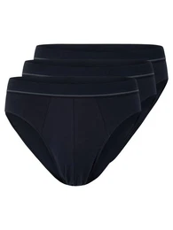 Schller Slip 3er Pack Herren Slip Baumwolle-Elasthan (Packung, 3-St) -