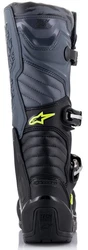 Alpinestars Tech 5 Motocross Stiefel Grün/Dunkelblau/Dunkelgrau/Dunkelgrün/Grau/Schwarz