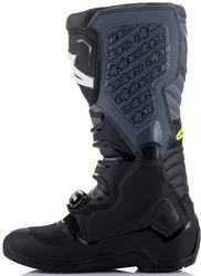 Alpinestars Tech 5 Motocross Stiefel Grün/Dunkelblau/Dunkelgrau/Dunkelgrün/Grau/Schwarz