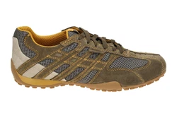 Geox Sneaker U Snake Original dunkelbeige/braun/basaltgrau (U55MNA 02214 C6404)