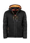 Geographical Norway Winterjacke BEACHWOOD Schwarz/Orange