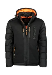 Geographical Norway Winterjacke BEACHWOOD Schwarz/Orange