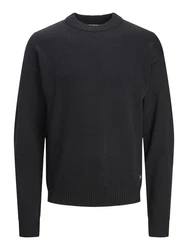 Jack & Jones Pullover JJEJack Schwarz/Dunkelgrau