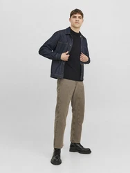 Jack & Jones Pullover JJEJack Schwarz/Dunkelgrau
