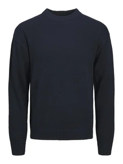 Jack & Jones Pullover JJEJack Dunkelblau/Schwarz
