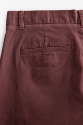 Next Chinohose Straight Fit Braun/Dunkelrot/Bordeaux