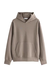 Next Kapuzenpullover Scuba-Hoodie (1-tlg) Braun/Grau/Beige/Khaki