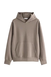 Next Kapuzenpullover Scuba-Hoodie (1-tlg) Braun/Grau/Beige/Khaki