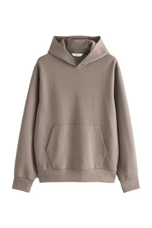Next Kapuzenpullover Scuba-Hoodie (1-tlg) Braun/Grau/Beige/Khaki