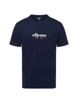 Ellesse T-Shirt Hiker Dunkelblau/Blau/Dunkelrot