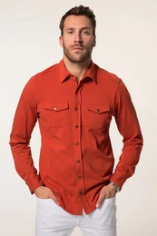 Businesshemd JP 1880 Sweathemd Langarm Kentkragen bis 8 XL