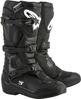 Alpinestars Tech 3 Motocross Stiefel Schwarz/Grau/Beige