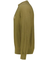 BOSS ORANGE Strickpullover Anion Dunkelgrün/Khaki