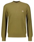 BOSS ORANGE Strickpullover Anion Dunkelgrün/Khaki