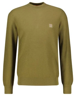 BOSS ORANGE Strickpullover Anion Dunkelgrün/Khaki BOSS ORANGE Strickpullover Anion Dunkelgrün/Khaki