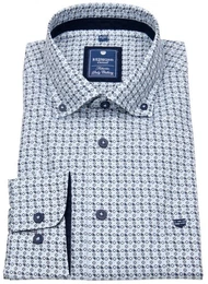 Langarmhemd Button-Down-Kragen