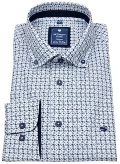 Redmond Langarmhemd Button-Down-Kragen
