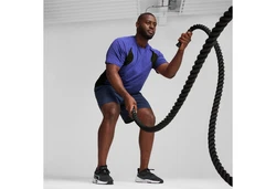 PUMA Kurzarmshirt ENERGY CLOUDSPUN MESH TEE lapis lazuli